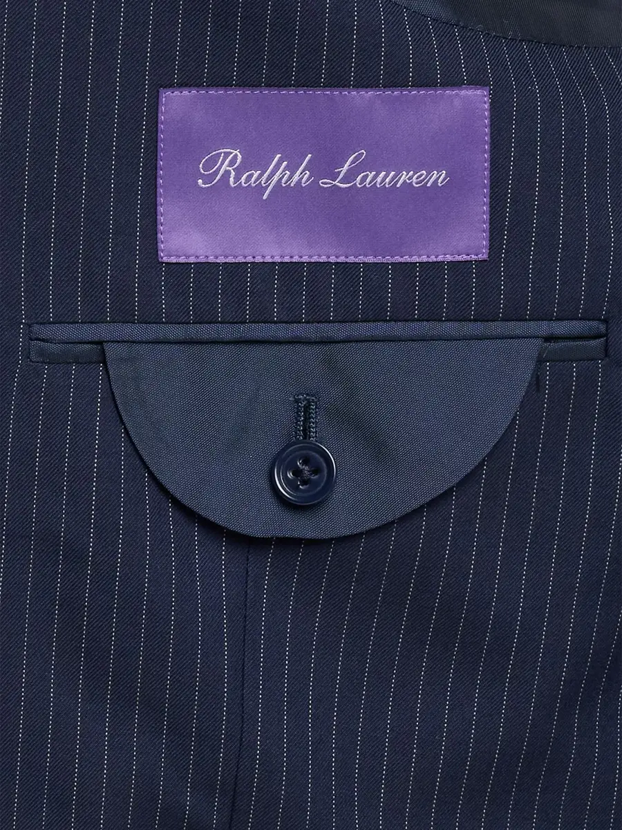 Ralph Lauren Purple Label Men's Kent Hand-Tailored Striped Suit | Thumbnail 6 Ralph Lauren Purple Label Men's Kent Hand-Tailored Striped Suit | Thumbnail 6
