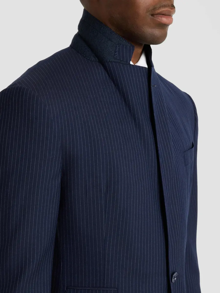 Ralph Lauren Purple Label Men's Kent Hand-Tailored Striped Suit | Thumbnail 7 Ralph Lauren Purple Label Men's Kent Hand-Tailored Striped Suit | Thumbnail 7