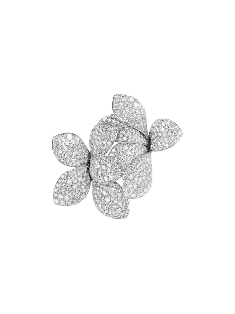 Pasquale Bruni Women's Giardini Segreti 18K White Gold & 6.40 TCW Diamond Floral Ring