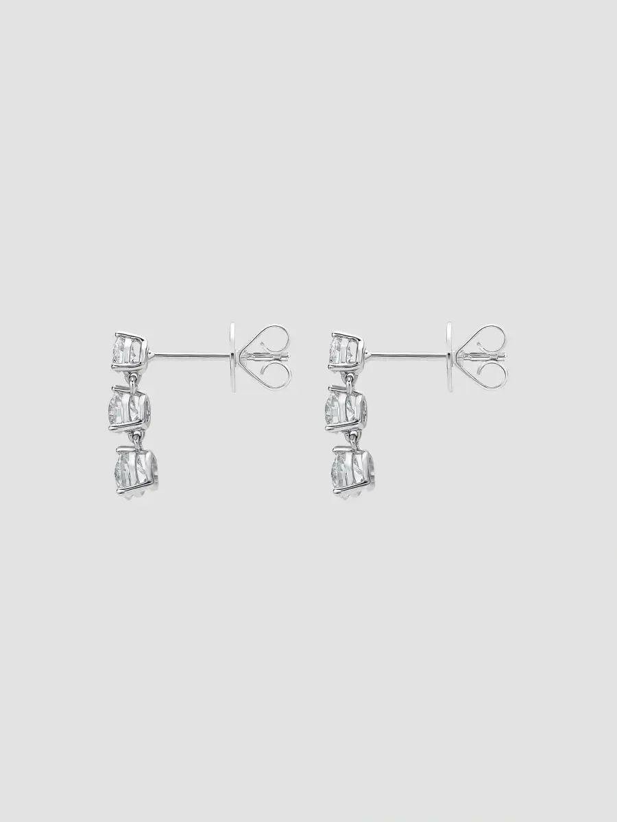 Mémoire Women's 18K White Gold & 1.44 TCW Diamond Drop Earrings | Thumbnail 2 Mémoire Women's 18K White Gold & 1.44 TCW Diamond Drop Earrings | Thumbnail 2