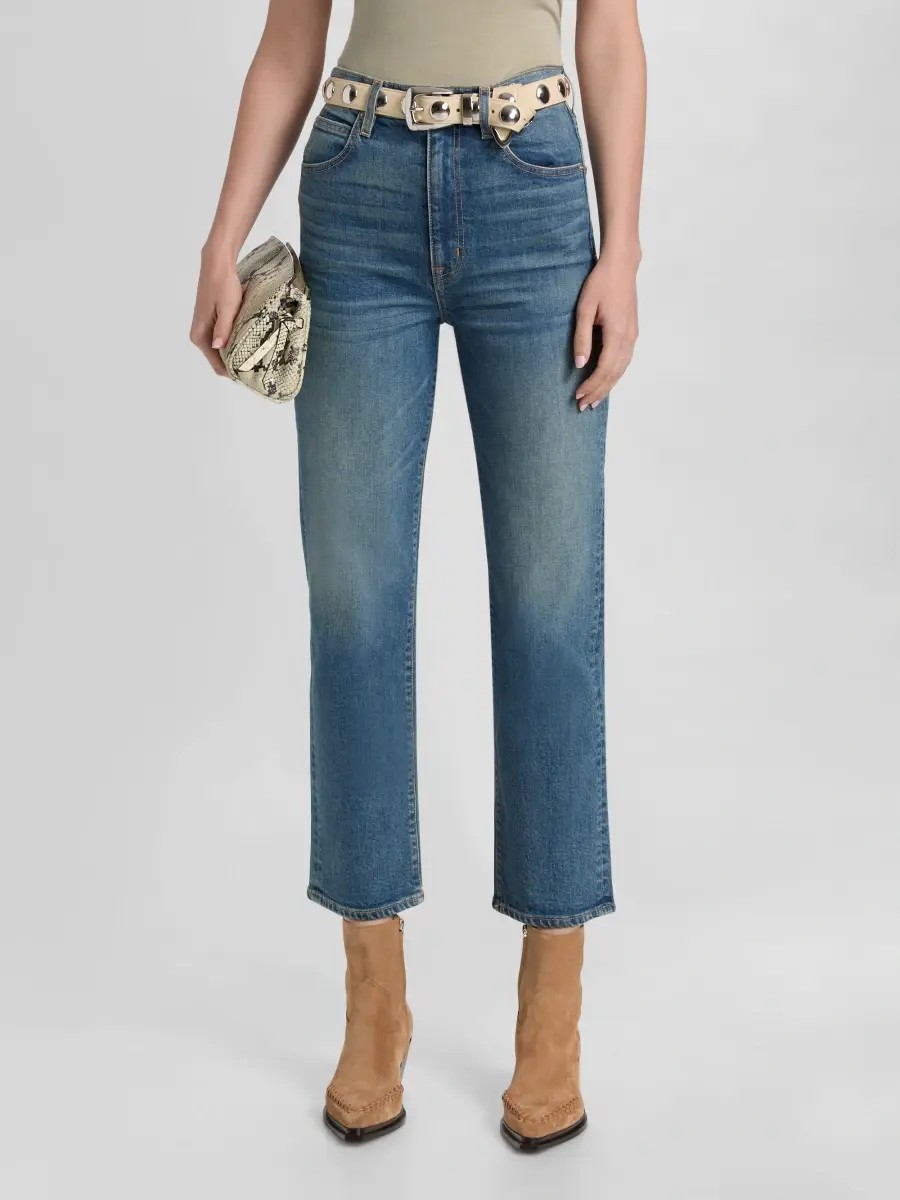 SLVRLAKE Women's London Ankle High-Rise Slim Jeans | Thumbnail 3 SLVRLAKE Women's London Ankle High-Rise Slim Jeans | Thumbnail 3