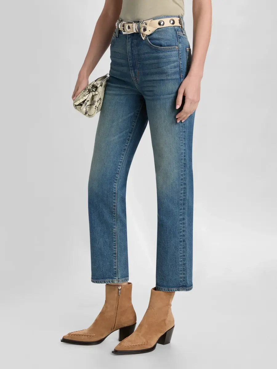 SLVRLAKE Women's London Ankle High-Rise Slim Jeans | Thumbnail 4 SLVRLAKE Women's London Ankle High-Rise Slim Jeans | Thumbnail 4