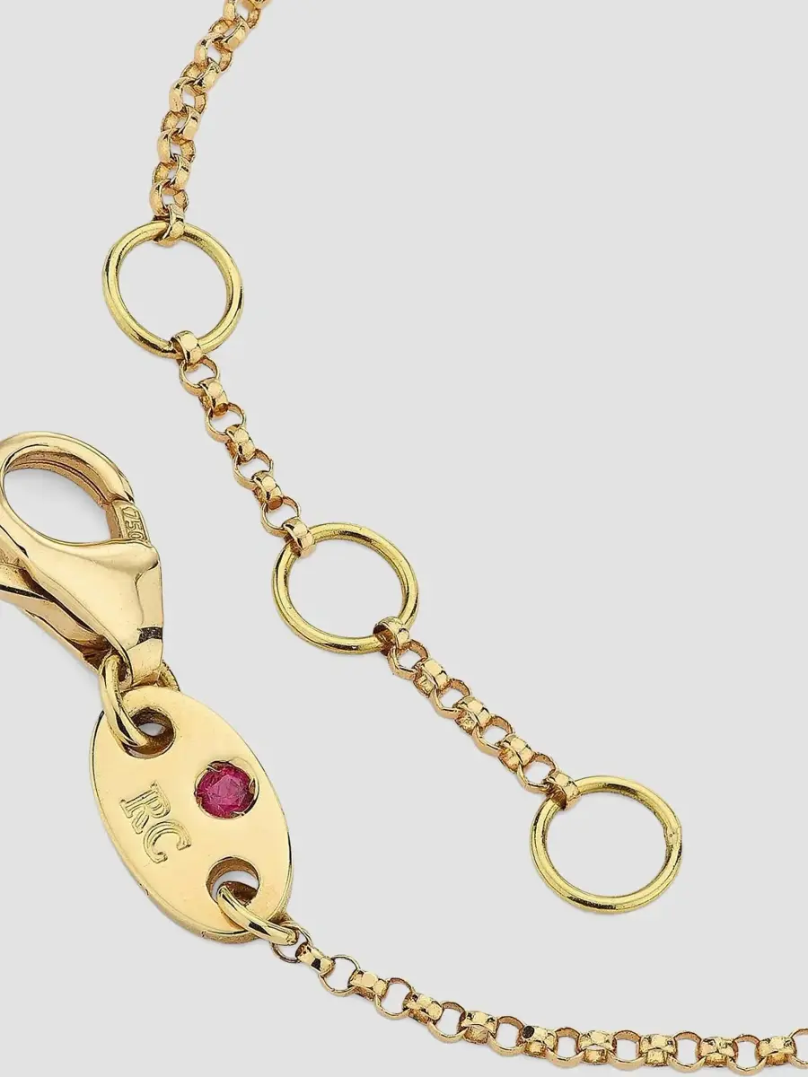 Roberto Coin Women's Venetian Princess 18K Yellow Gold & 0.18 TCW Diamond Flower Charm Bracelet | Thumbnail 3 Roberto Coin Women's Venetian Princess 18K Yellow Gold & 0.18 TCW Diamond Flower Charm Bracelet | Thumbnail 3