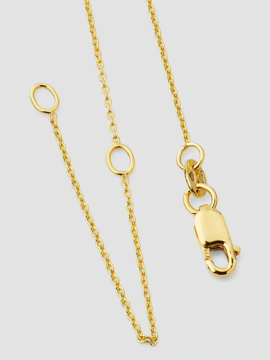 Roberto Coin Women's 18K Yellow Gold & 0.23 TCW Diamond Pickleball Paddle Pendant Necklace | Thumbnail 4