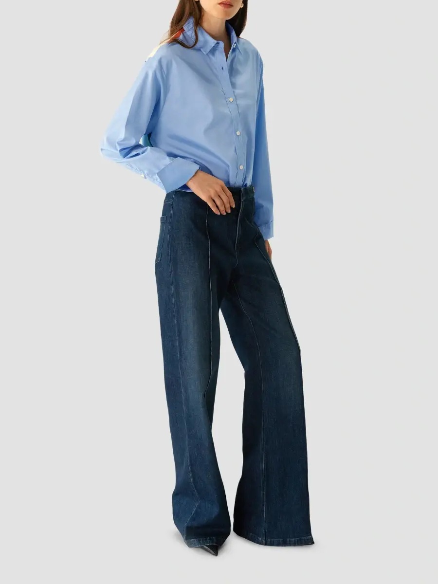 CALLAS MILANO Women's Billie Scarf Back Shirt | Thumbnail 2 CALLAS MILANO Women's Billie Scarf Back Shirt | Thumbnail 2