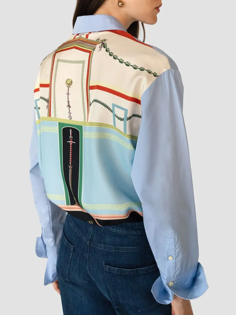 CALLAS MILANO Women's Billie Scarf Back Shirt | Thumbnail 3 CALLAS MILANO Women's Billie Scarf Back Shirt | Thumbnail 3