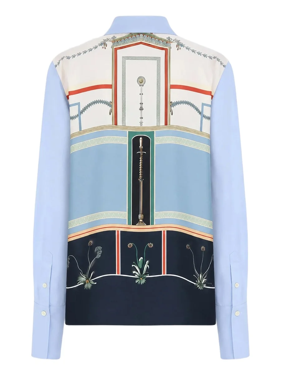 CALLAS MILANO Women's Billie Scarf Back Shirt