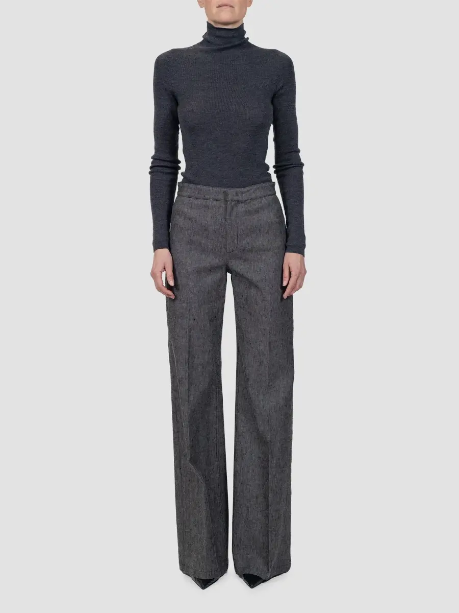 CALLAS MILANO Women's Jane Denim Flare Pants | Thumbnail 2 CALLAS MILANO Women's Jane Denim Flare Pants | Thumbnail 2