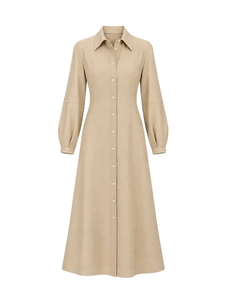 CALLAS MILANO Women's Poet Fit and Flare Dress - Cashew