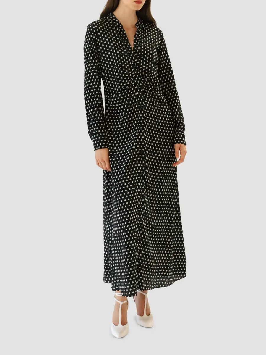 CALLAS MILANO Women's Genny Fit and Flare Shirt Dress | Thumbnail 2