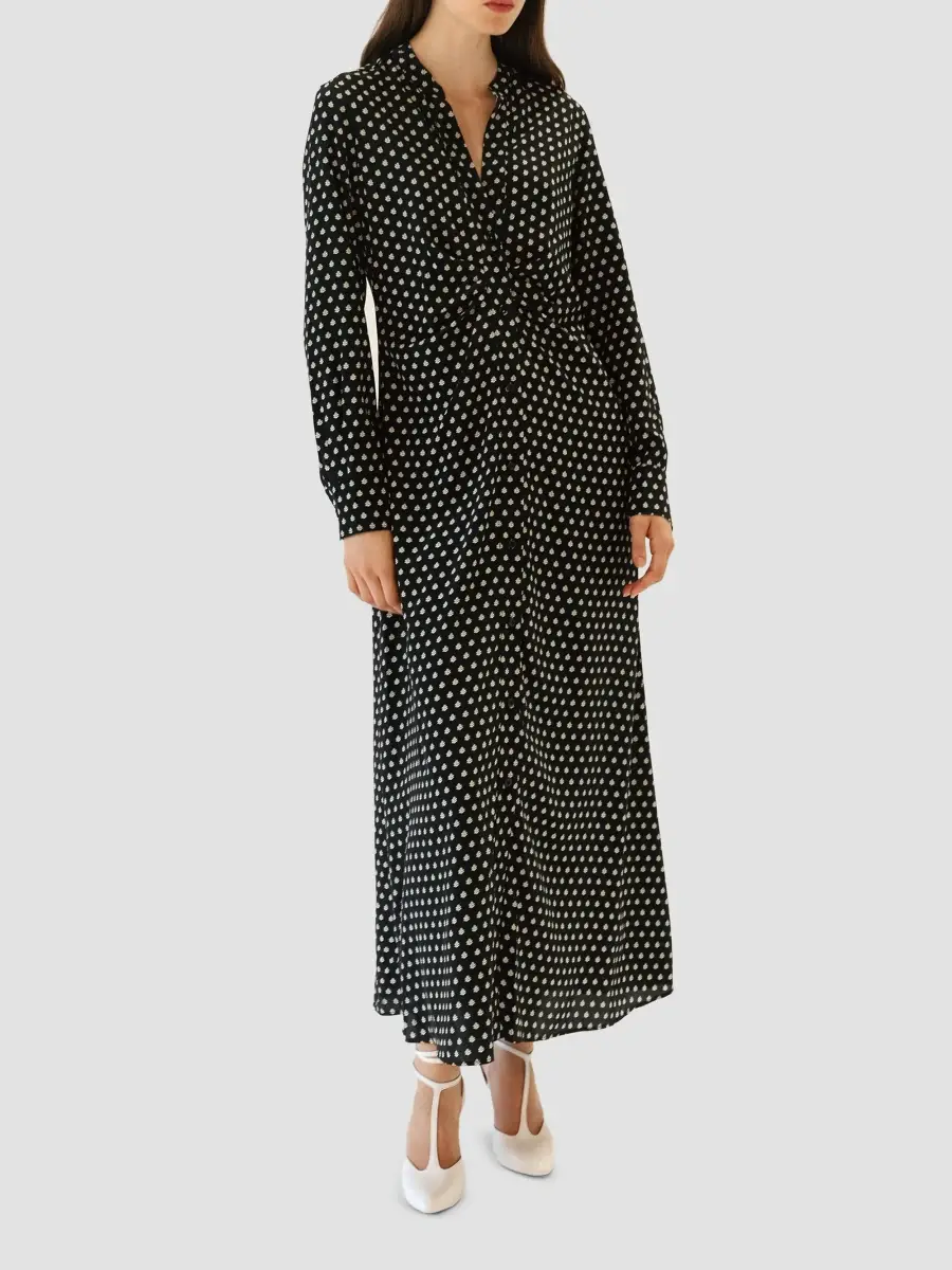 CALLAS MILANO Women's Genny Fit and Flare Shirt Dress | Thumbnail 3