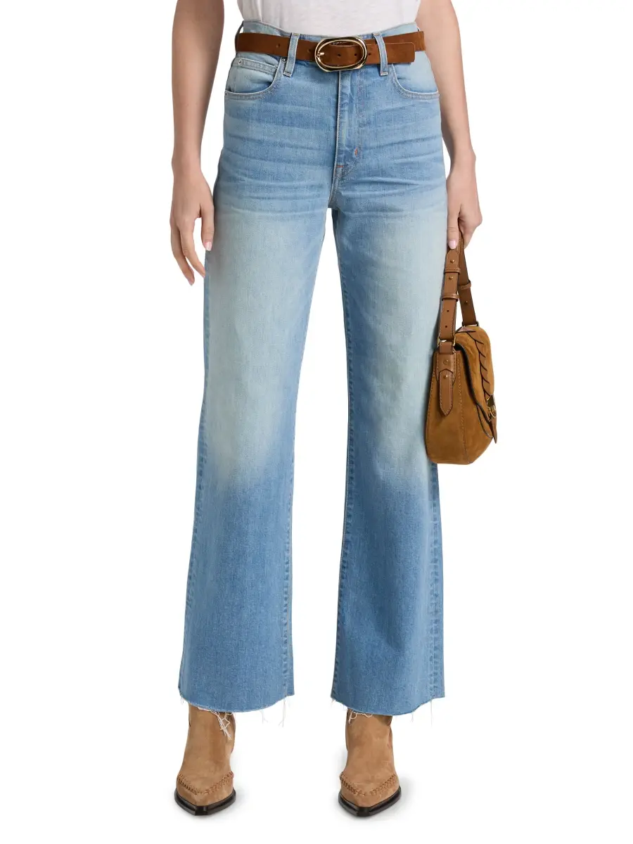 SLVRLAKE Women's Grace Faded High-Rise Straight Jeans | Thumbnail 3 SLVRLAKE Women's Grace Faded High-Rise Straight Jeans | Thumbnail 3
