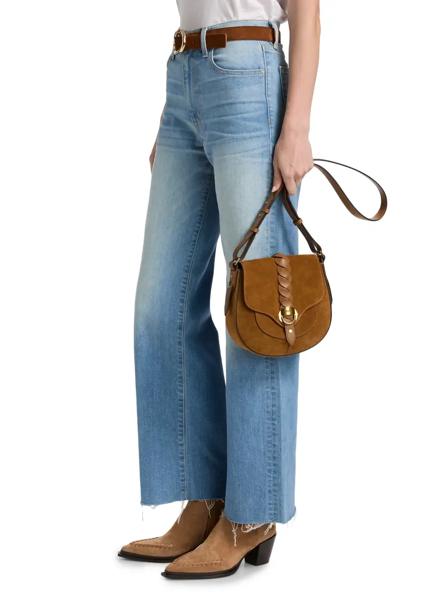 SLVRLAKE Women's Grace Faded High-Rise Straight Jeans | Thumbnail 4 SLVRLAKE Women's Grace Faded High-Rise Straight Jeans | Thumbnail 4