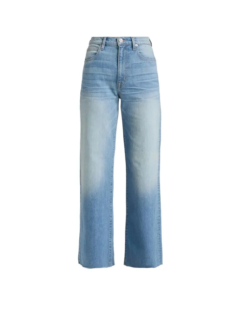 SLVRLAKE Women's Grace Faded High-Rise Straight Jeans