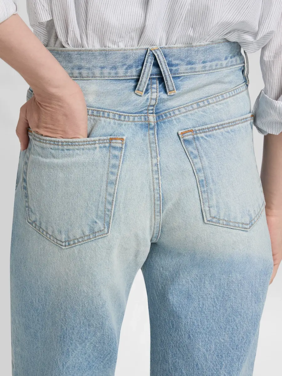 SLVRLAKE Women's Hunter Crop Relaxed Straight Jeans | Thumbnail 6 SLVRLAKE Women's Hunter Crop Relaxed Straight Jeans | Thumbnail 6