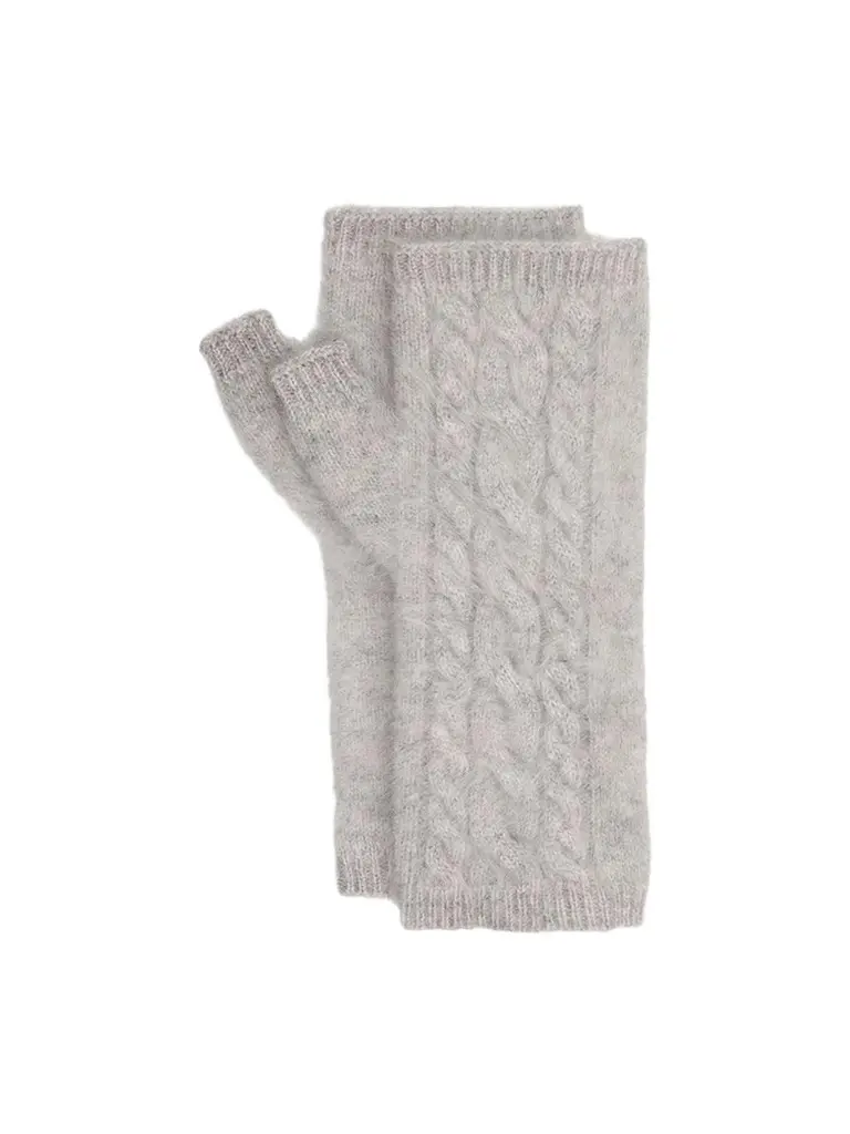 Sofia Cashmere Women's Cashmere Cable-Knit Arm Warmers