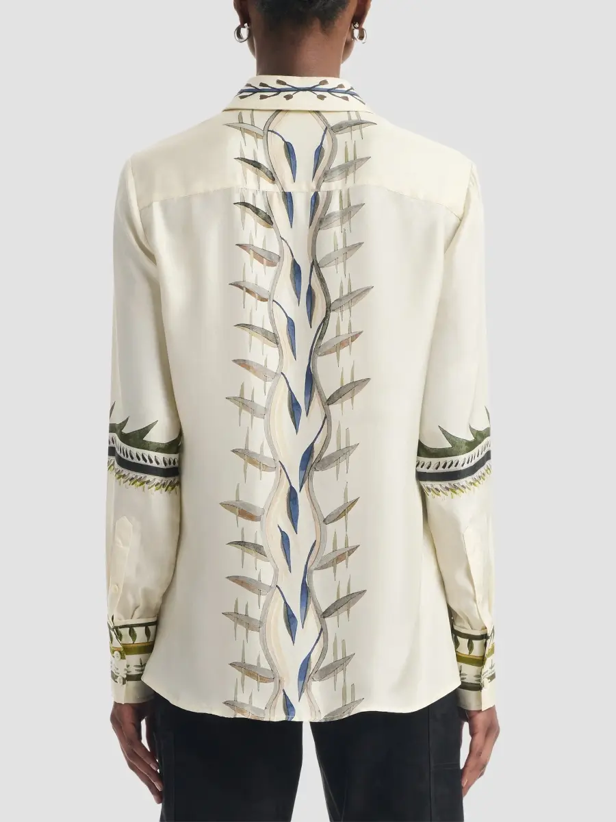 Altuzarra Women's Chika Printed Silk Top | Thumbnail 3 Altuzarra Women's Chika Printed Silk Top | Thumbnail 3