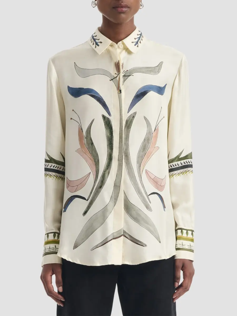 Altuzarra Women's Chika Printed Silk Top | Thumbnail 4 Altuzarra Women's Chika Printed Silk Top | Thumbnail 4