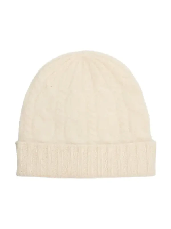 Women's Cable-Knit Cashmere Beanie Women's Cable-Knit Cashmere Beanie