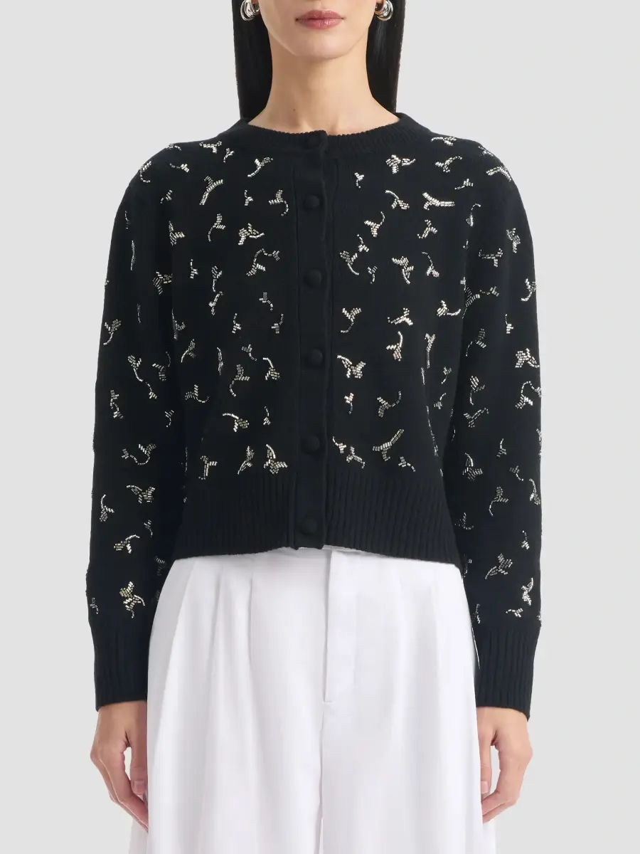 Altuzarra Women's Vaughn Pattern Wool Cardigan | Thumbnail 4 Altuzarra Women's Vaughn Pattern Wool Cardigan | Thumbnail 4