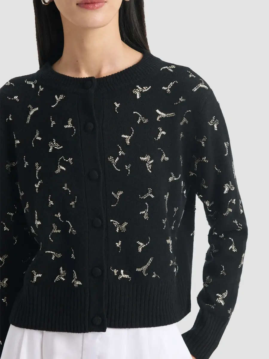 Altuzarra Women's Vaughn Pattern Wool Cardigan | Thumbnail 6 Altuzarra Women's Vaughn Pattern Wool Cardigan | Thumbnail 6