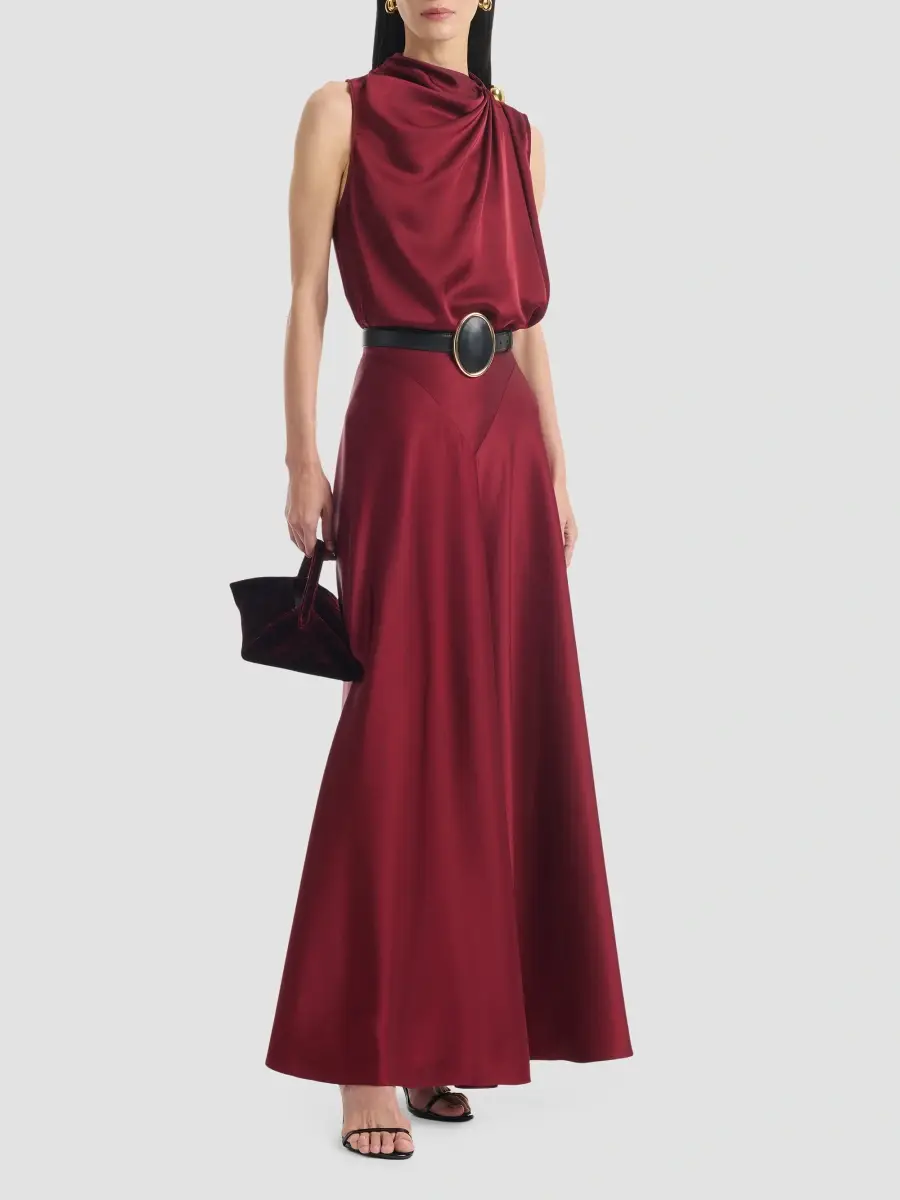 Altuzarra Women's Alden Satin Drape Top | Thumbnail 2