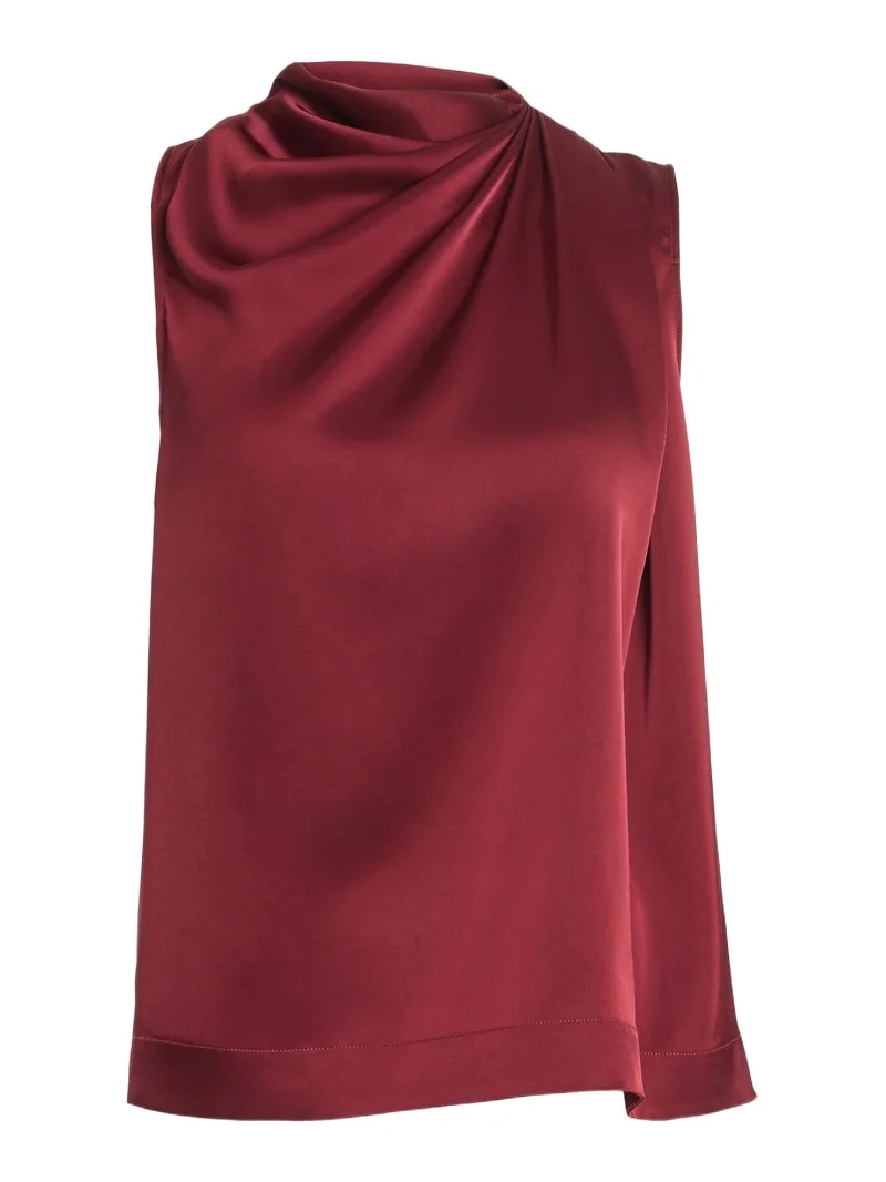 Altuzarra Women's Alden Satin Drape Top