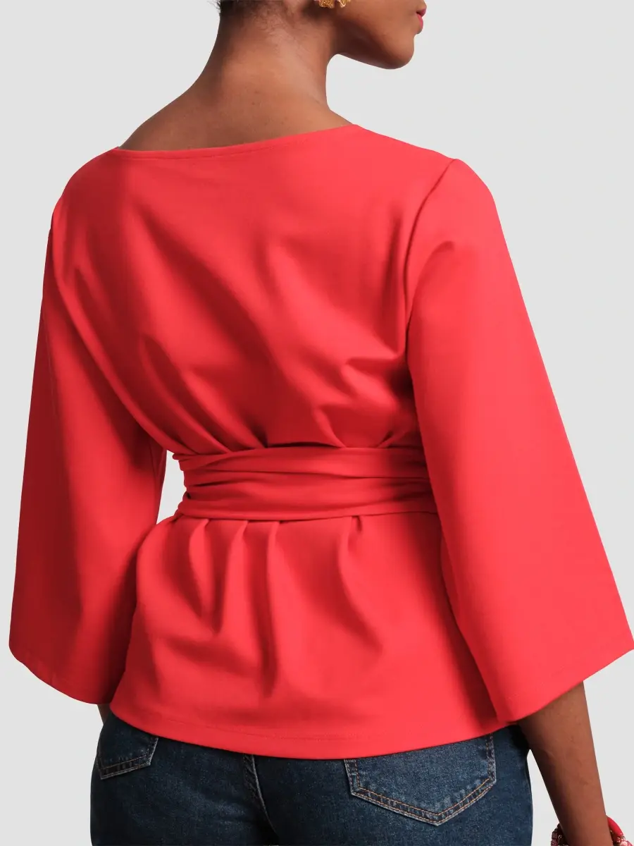 Frances Valentine Women's Whitney Wrap Top | Thumbnail 3 Frances Valentine Women's Whitney Wrap Top | Thumbnail 3