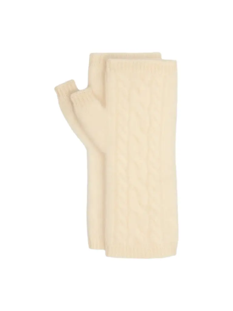 Sofia Cashmere Women's Cashmere Cable-Knit Arm Warmers