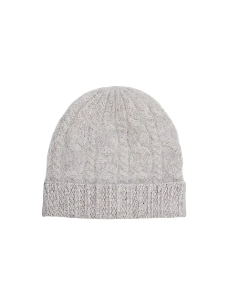 Sofia Cashmere Women's Cable-Knit Cashmere Beanie