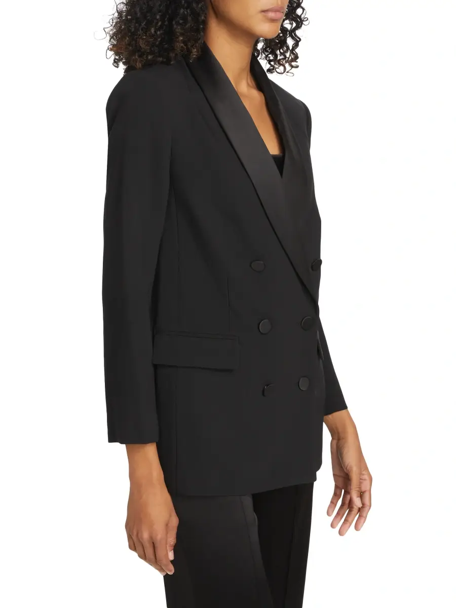 L'Agence Women's Jayda Double-Breasted Ponte Blazer | Thumbnail 4 L'Agence Women's Jayda Double-Breasted Ponte Blazer | Thumbnail 4