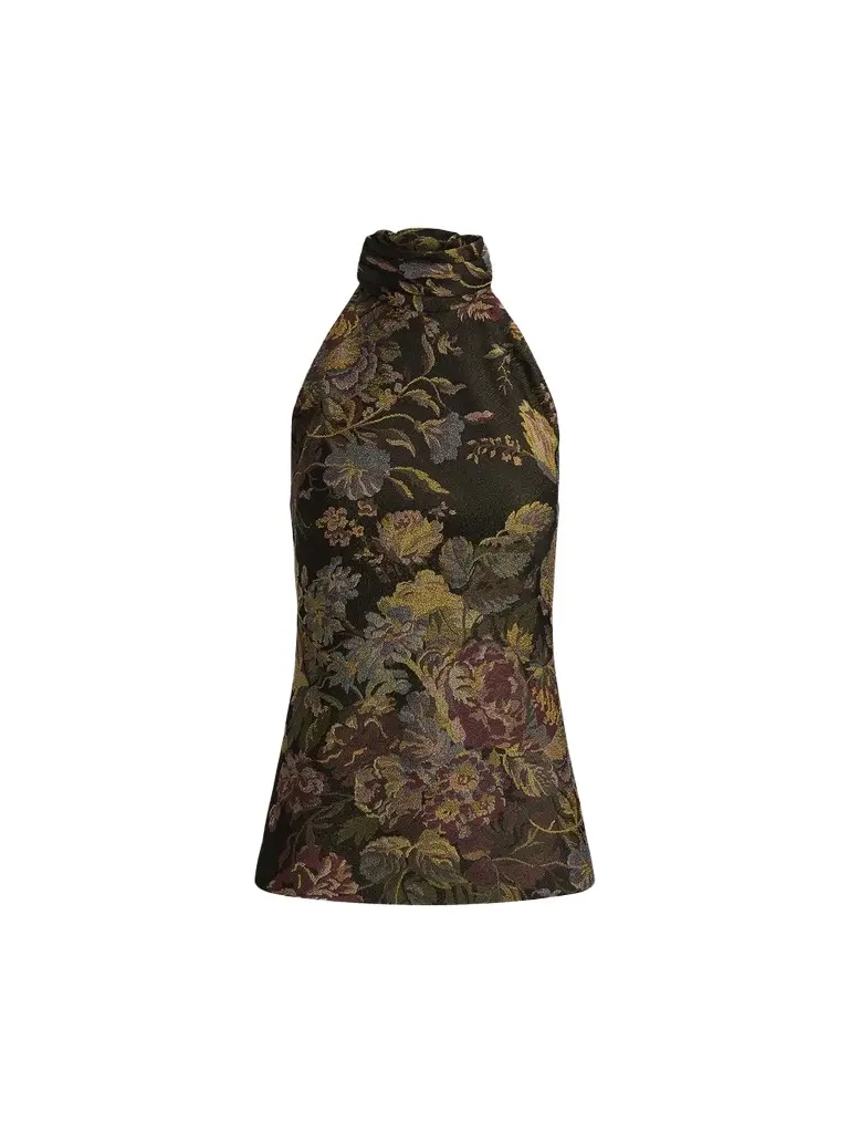 Ralph Lauren Collection Women's Chilton Tapestry Halter Top