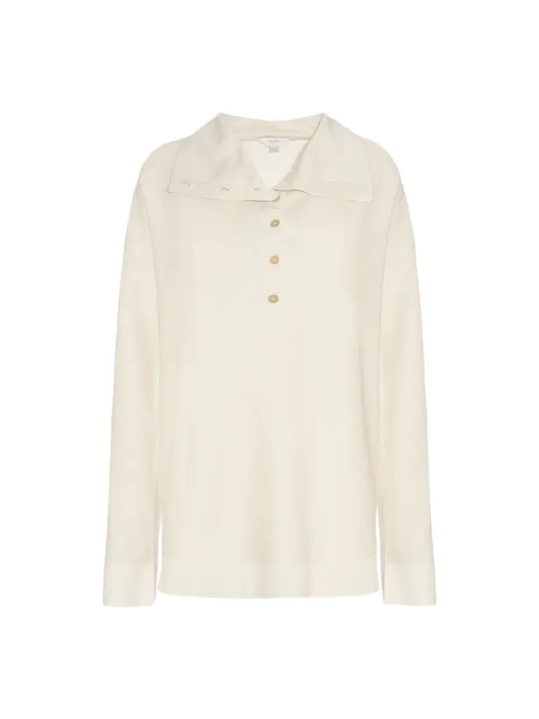 Women's Piqué Virgin Wool-Silk Blend Sweater Women's Piqué Virgin Wool-Silk Blend Sweater