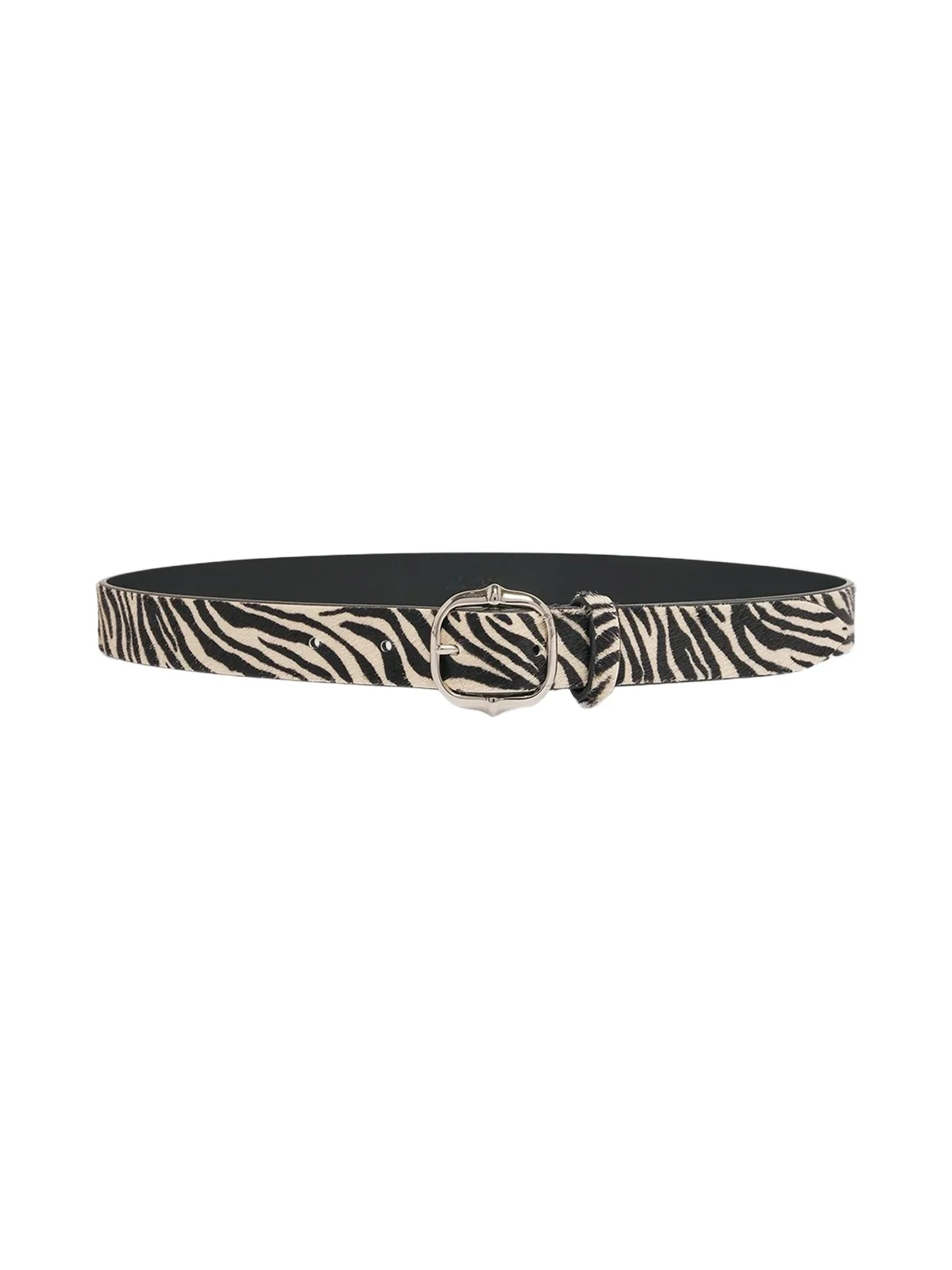 Isabel Marant Women's Depson Zebra-Print Calf Hair Belt