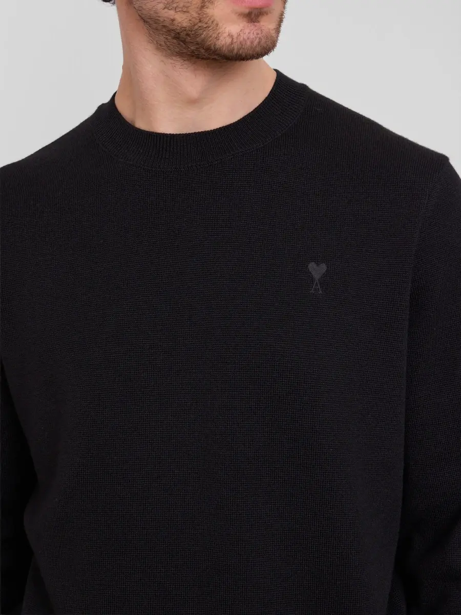 AMI PARIS Men's Quota Ami de Coeur Crewneck Sweater | Thumbnail 5 AMI PARIS Men's Quota Ami de Coeur Crewneck Sweater | Thumbnail 5