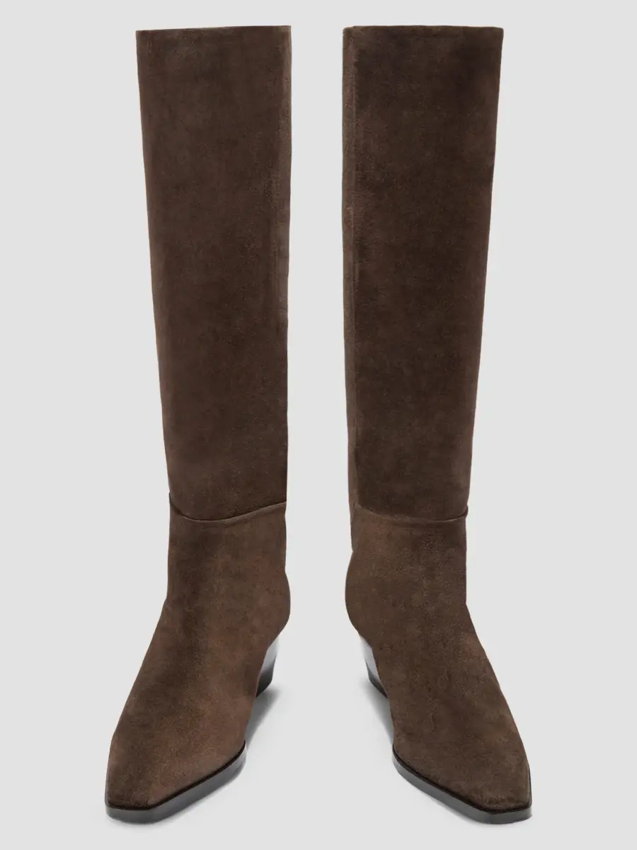 aeyde Women's Medea 90MM Suede Knee-High Boots | Thumbnail 5 aeyde Women's Medea 90MM Suede Knee-High Boots | Thumbnail 5