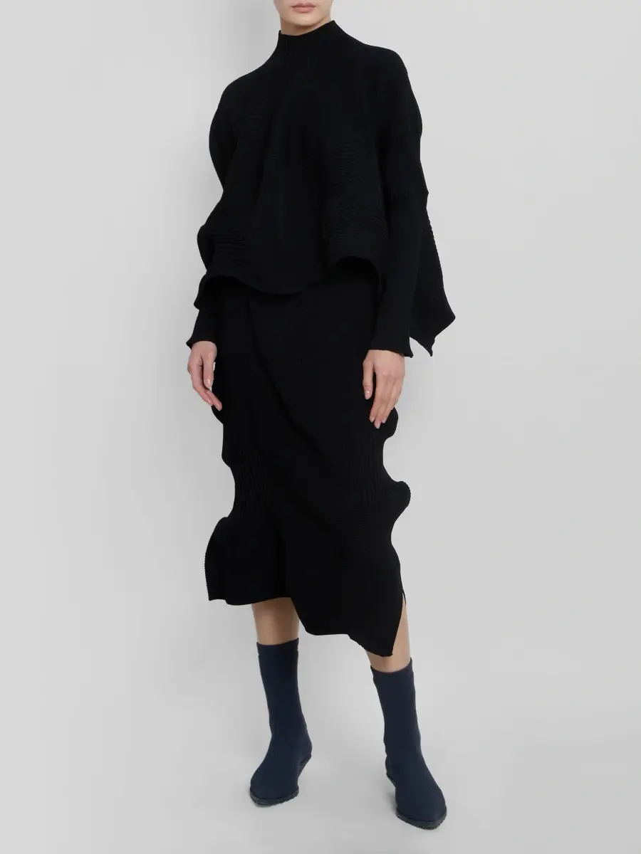 Issey Miyake Women's Kone Kone Rib-Knit Sweater | Thumbnail 2 Issey Miyake Women's Kone Kone Rib-Knit Sweater | Thumbnail 2