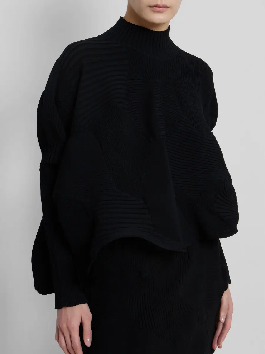Issey Miyake Women's Kone Kone Rib-Knit Sweater | Thumbnail 5 Issey Miyake Women's Kone Kone Rib-Knit Sweater | Thumbnail 5