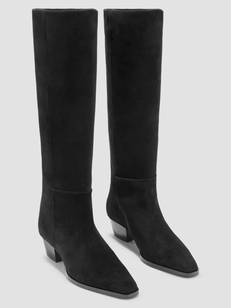 aeyde Women's Medea 90MM Suede Knee-High Boots | Thumbnail 4 aeyde Women's Medea 90MM Suede Knee-High Boots | Thumbnail 4