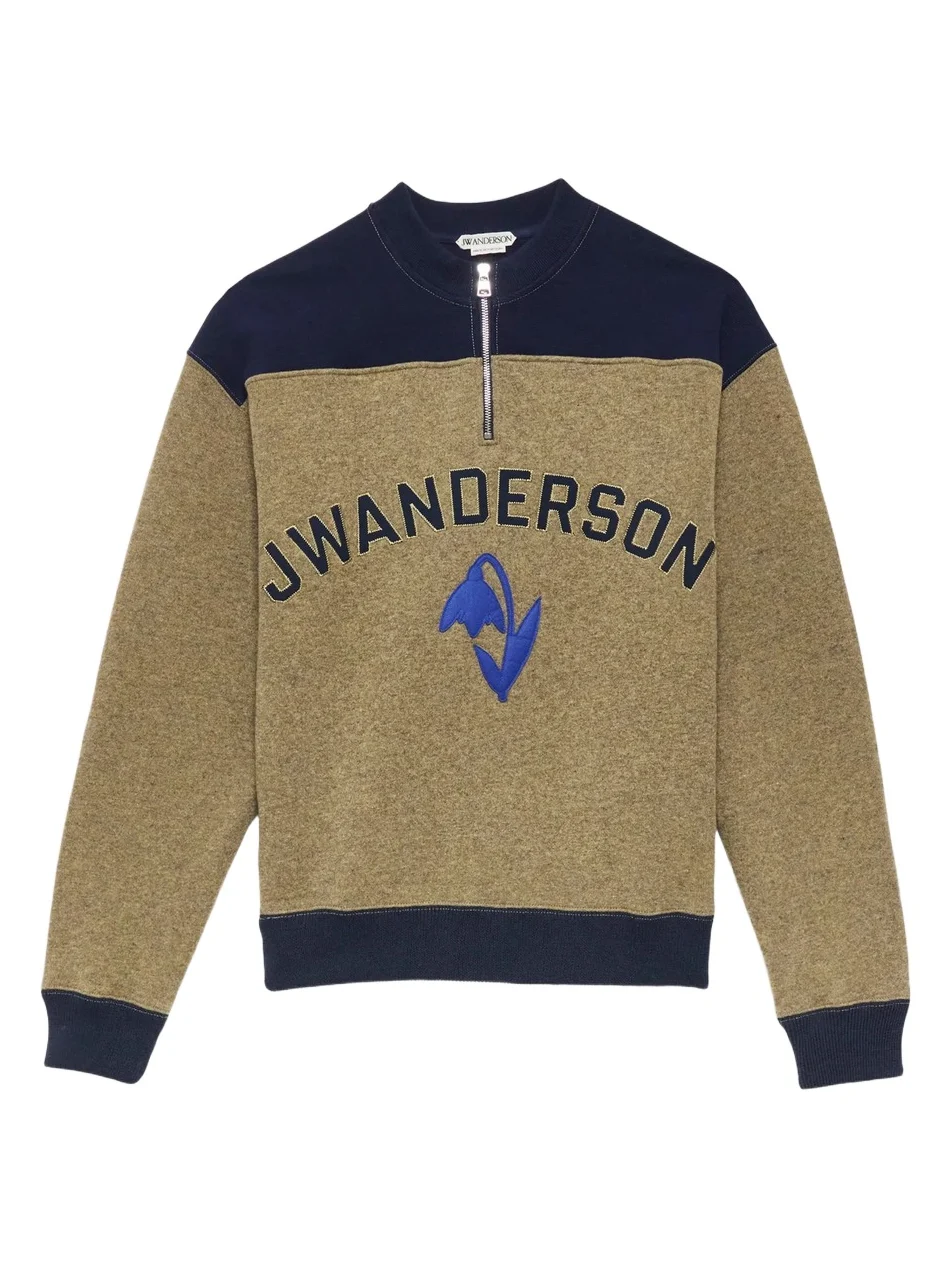 Men's Wool-Blend Half-Zip Sweatshirt Men's Wool-Blend Half-Zip Sweatshirt