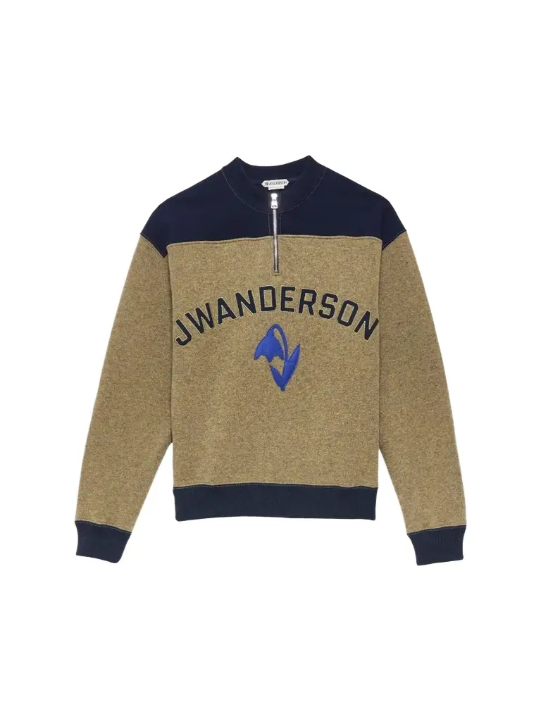 Men's Wool-Blend Half-Zip Sweatshirt Men's Wool-Blend Half-Zip Sweatshirt