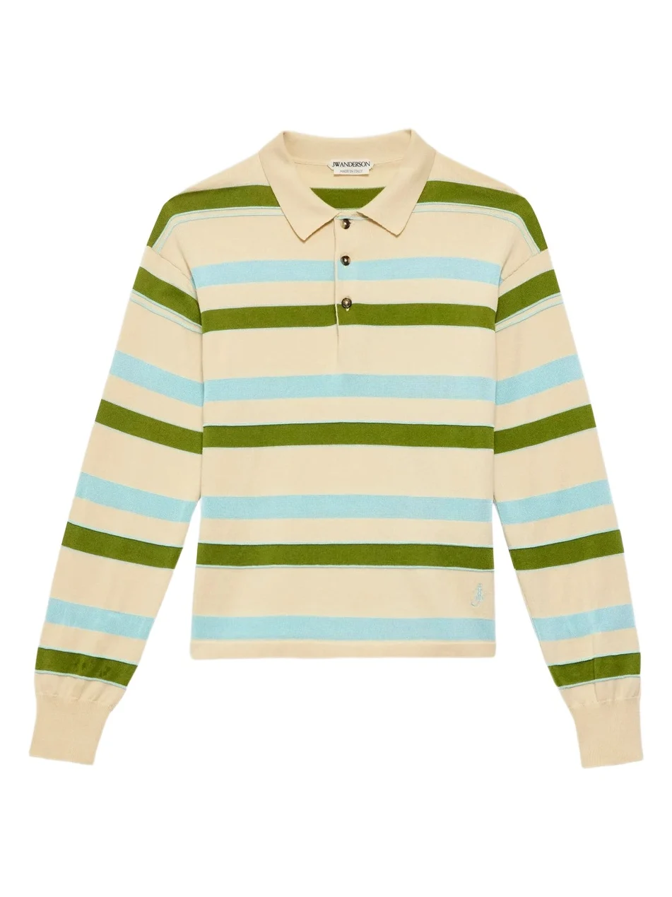 Men's Rugby Knit Polo Shirt