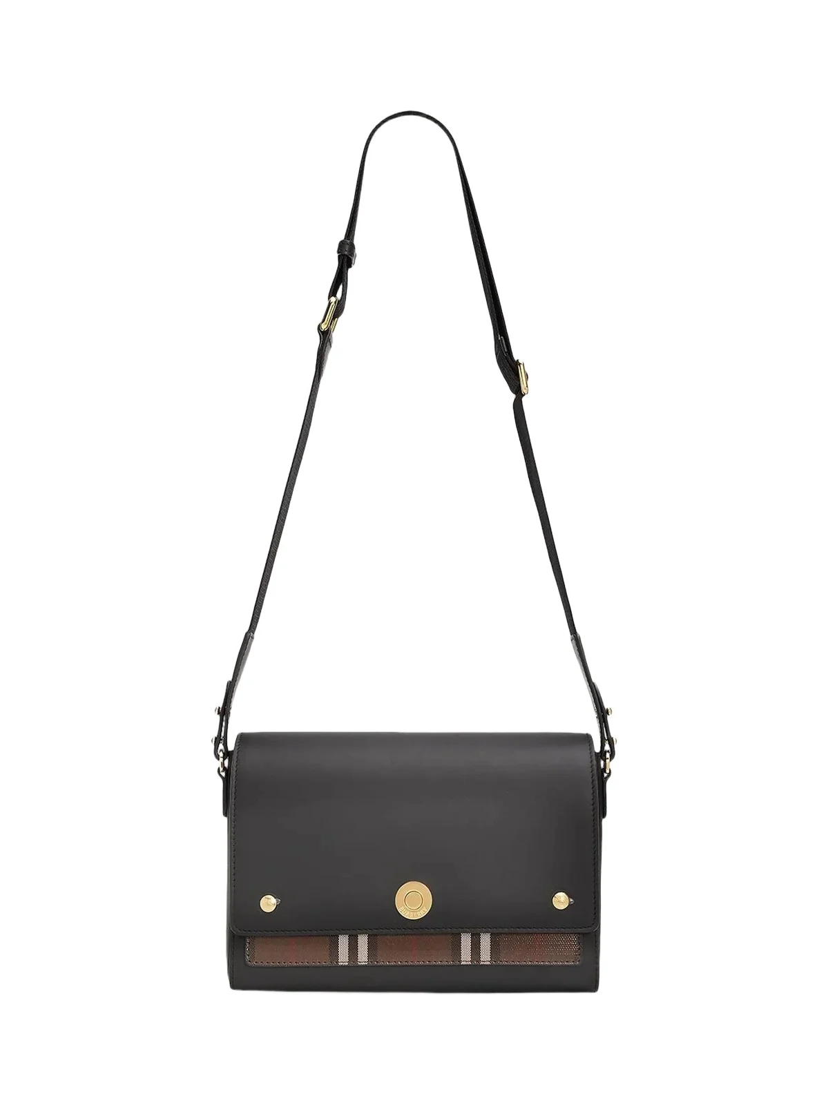 Women's Check Leather Crossbody Bag Women's Check Leather Crossbody Bag