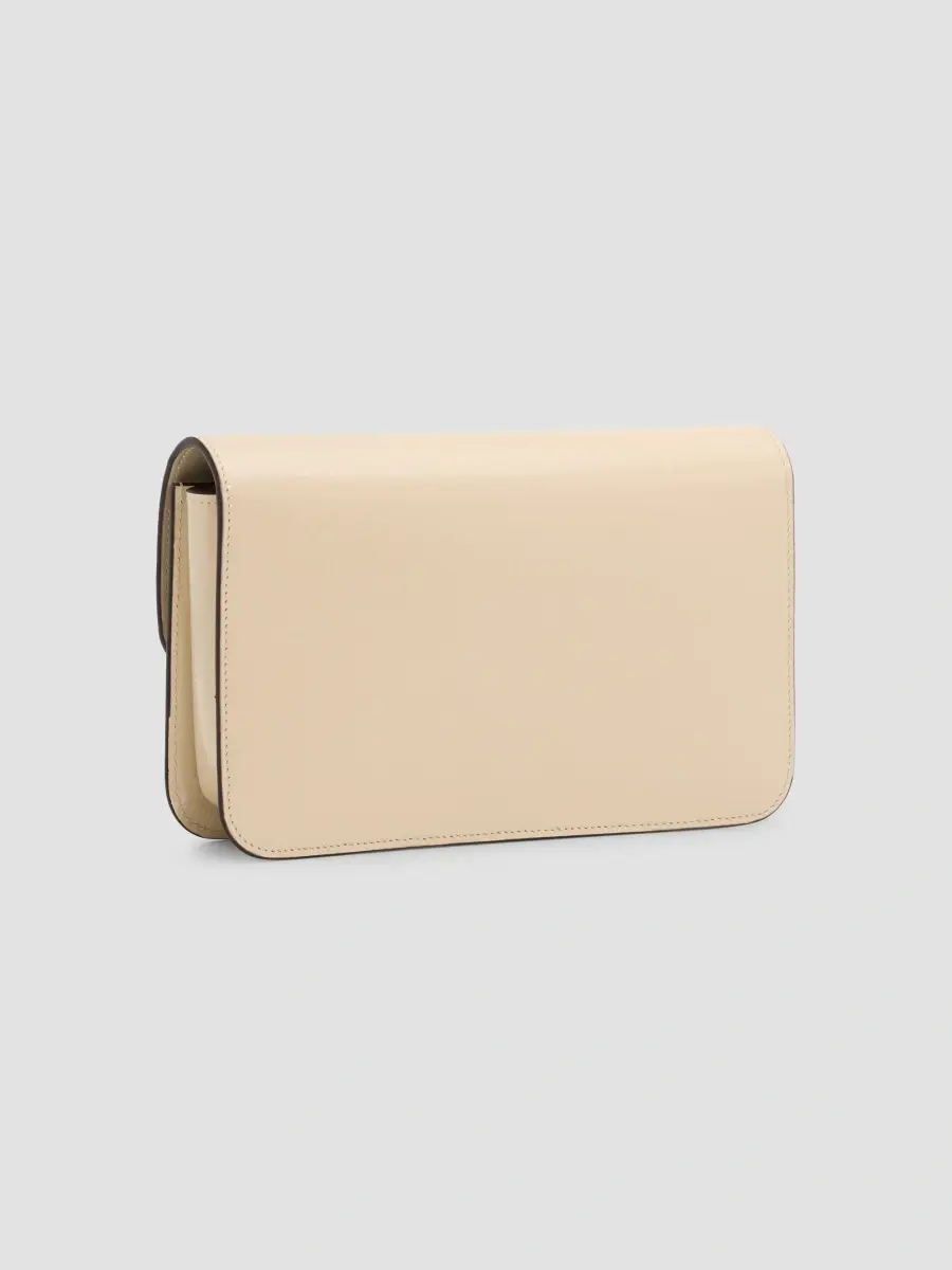 TOTEME Women's T-Lock Grained-Patent Leather Crossbody Bag | Thumbnail 3