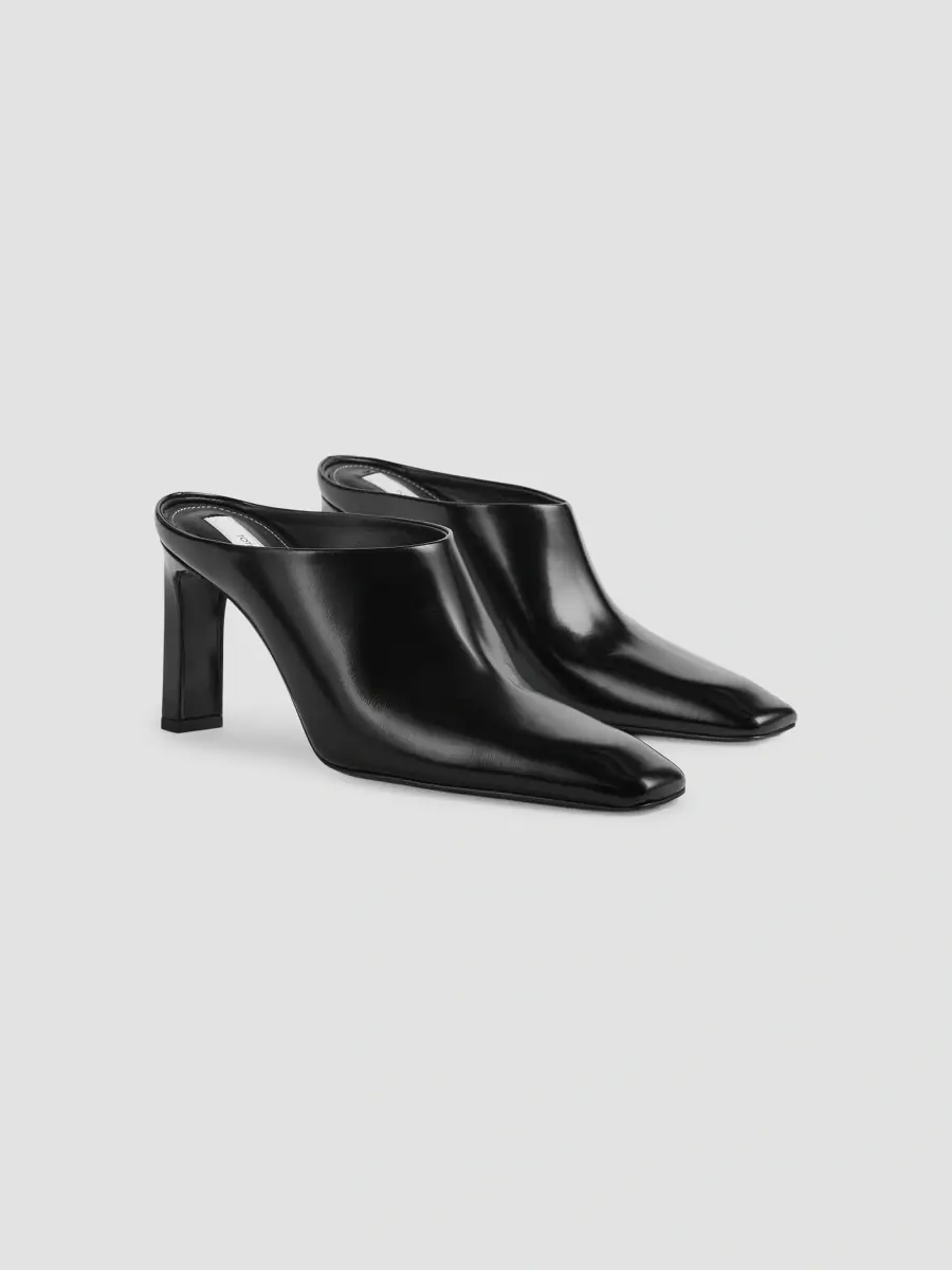 TOTEME Women's Bar 85MM Box-Leather Mules | Thumbnail 2 TOTEME Women's Bar 85MM Box-Leather Mules | Thumbnail 2