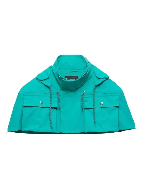 Prada Men's Technical Fabric Capelet