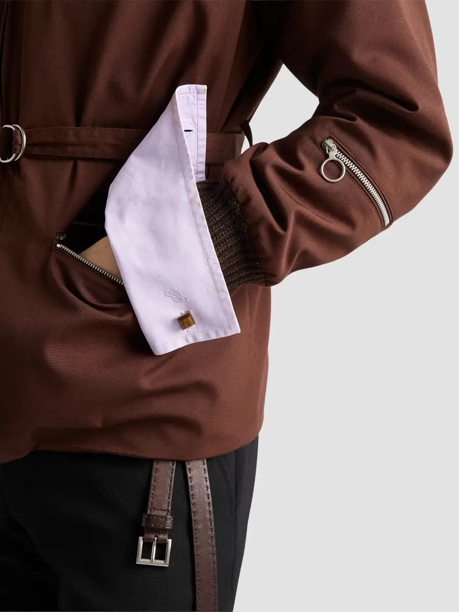 Prada Men's Cotton Shirt | Thumbnail 6 Prada Men's Cotton Shirt | Thumbnail 6