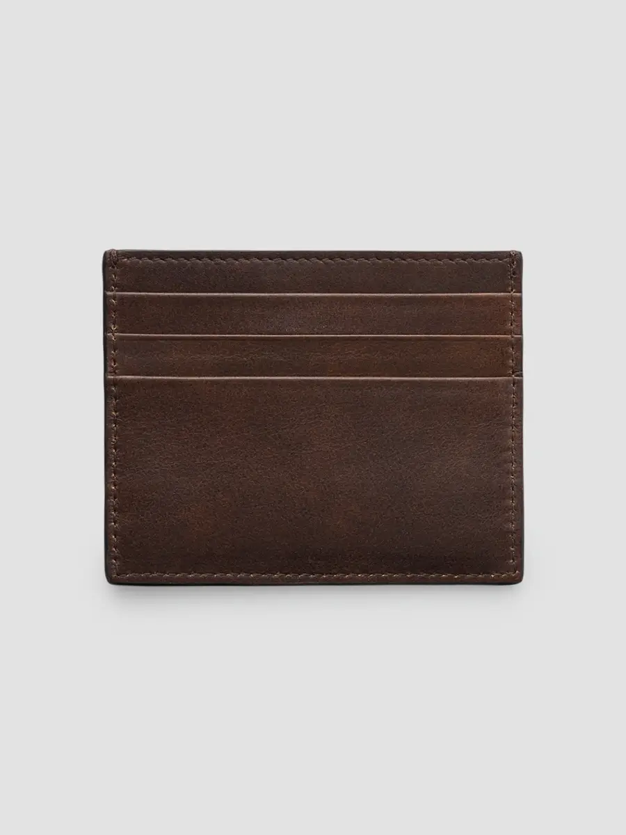 Prada Men's Leather Card Holder | Thumbnail 3