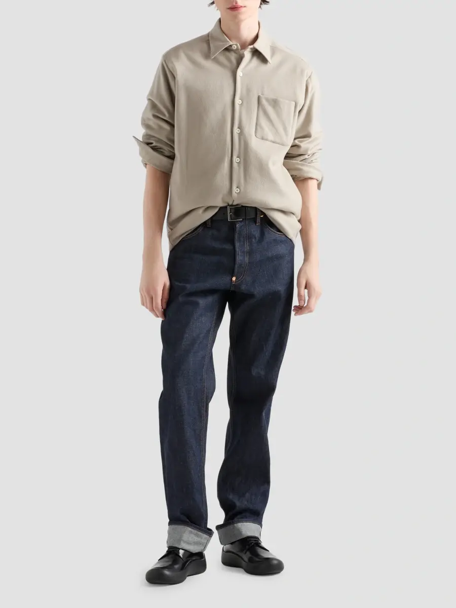 Prada Men's Cashmere Shirt | Thumbnail 2