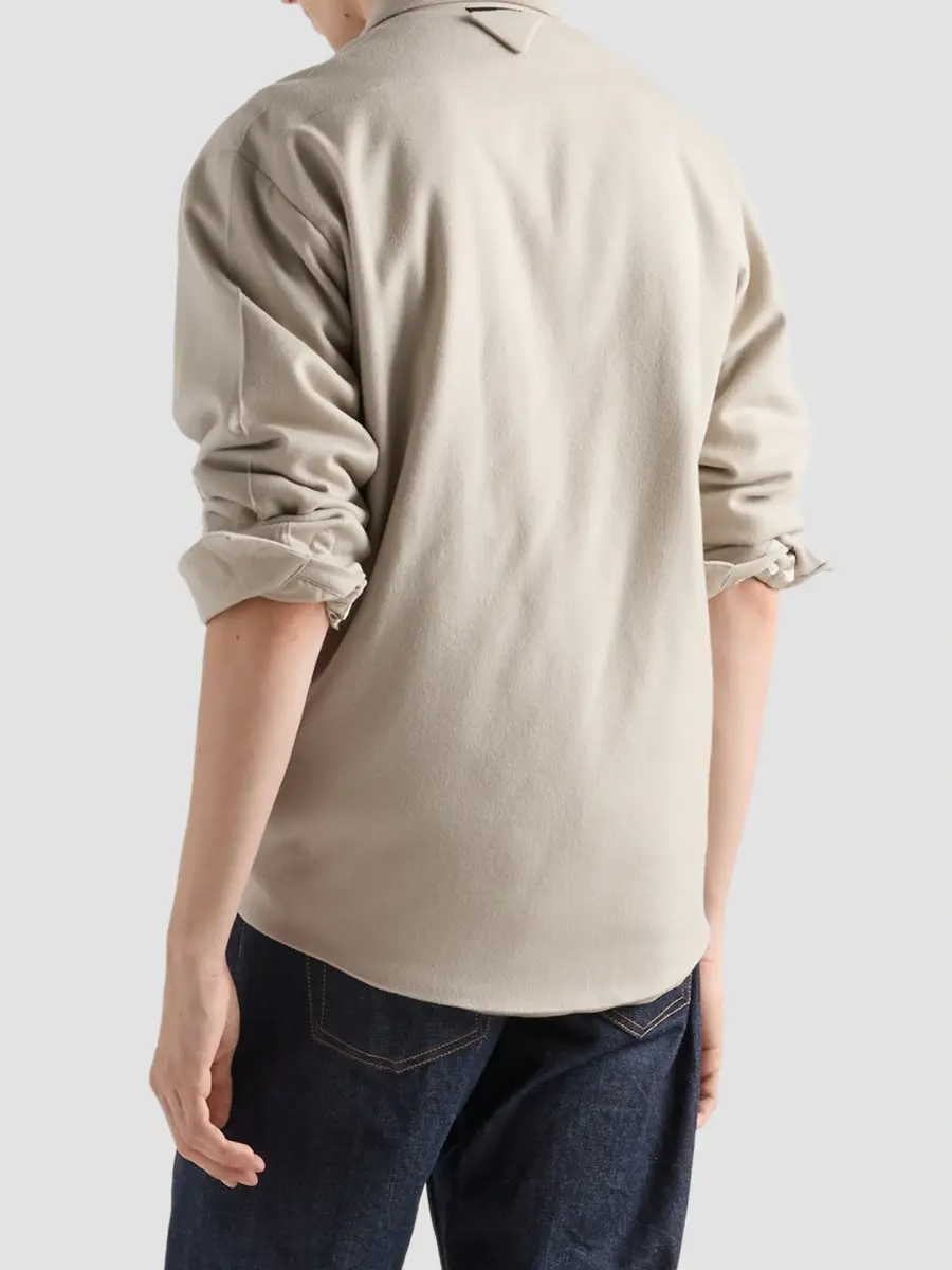 Prada Men's Cashmere Shirt | Thumbnail 4
